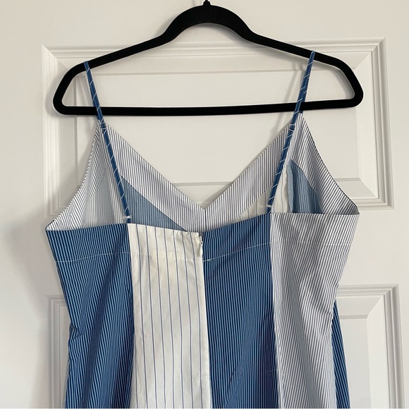 Anthropologie Plenty by Tracy Reese Cotton Dress in Blue and White Stripes - Picture 9 of 13